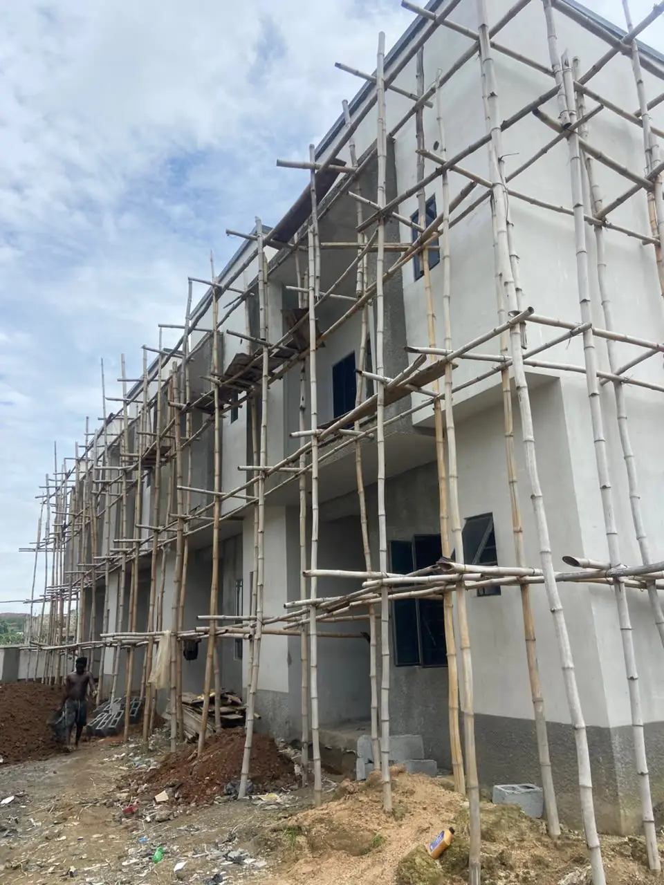 Terrace apartments under construction by Akeyville